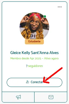 Conectar-se ou seguir 8 conectar perfil em Pluriverso