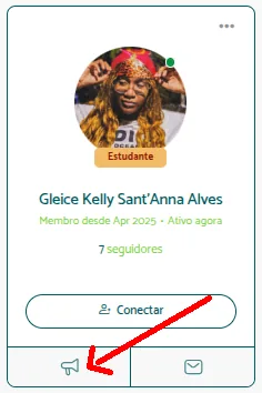 Conectar-se ou seguir 7 Seguir perfil