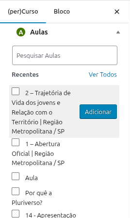 Visualizando aulas criadas 12 image 3 em Pluriverso