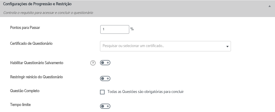 Configurações gerais do questionário (VT) 15 image 7 em Pluriverso
